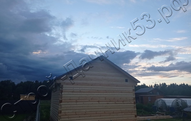 3 Брусовая баня Б-50, 6х5м, 30М²,  Калужская область, Жуковский район, деревня Корсаково (3)